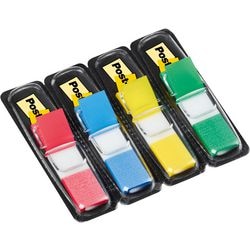 Index post-it 683-4 12x43mm assortis normaux petits 100 feuilles