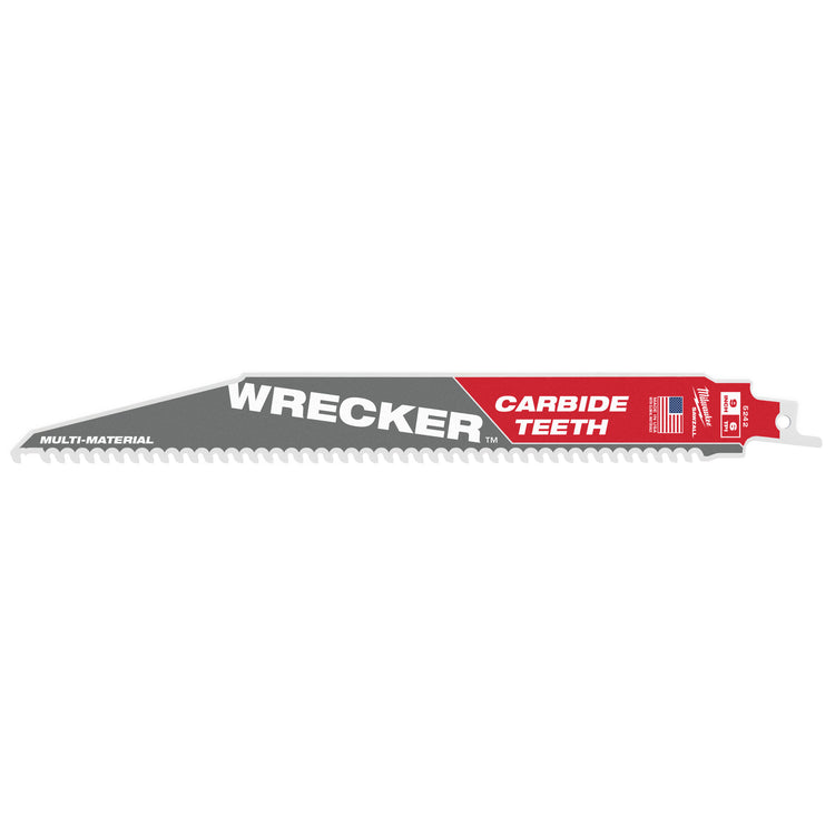 Milwaukee multi-matériaux : lames de démolition dentelées en carbure Heavy Duty Wrecker™ | dépanneuse tct 230 mm x 6 tpi | 1 pièce - 48475242