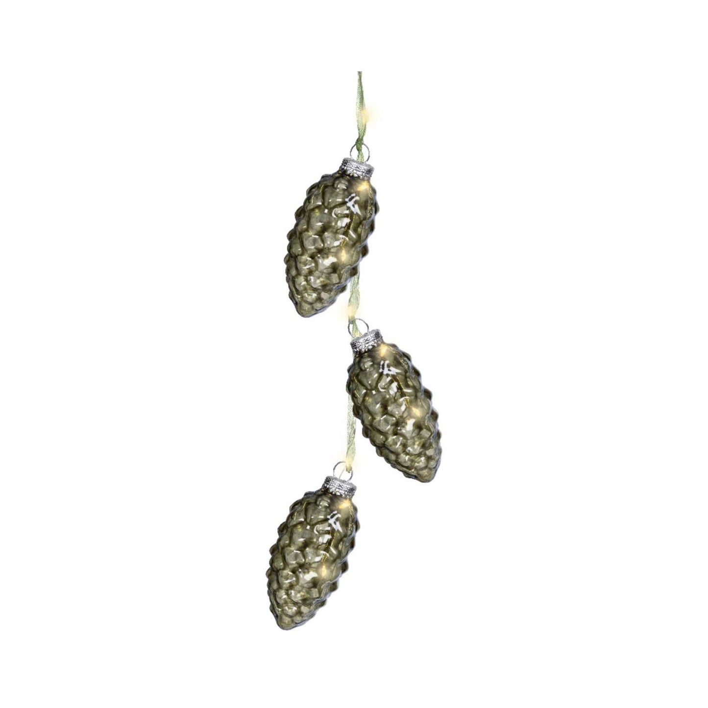 Guirlande lumineuse Lumineo pomme de pin 5,7x28cm