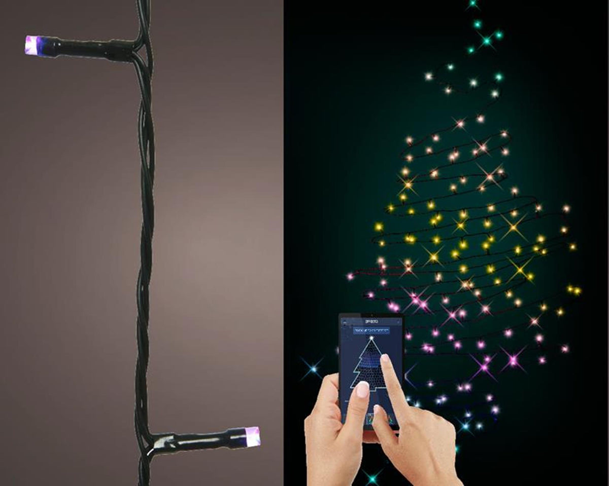 Contrôle par application de lumières de Noël Lumineo 100 LED