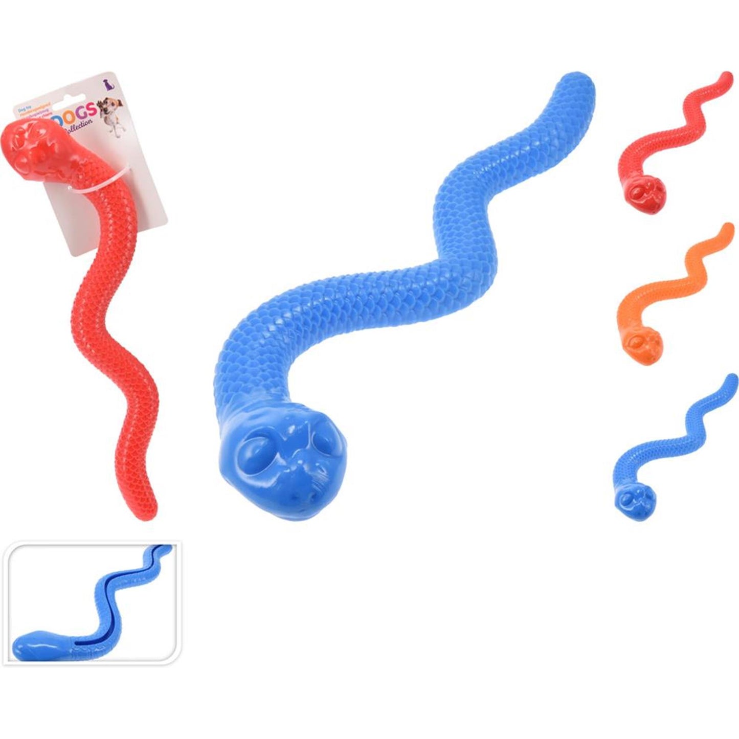 Serpent de jouet pour chien de collection d'animaux de compagnie