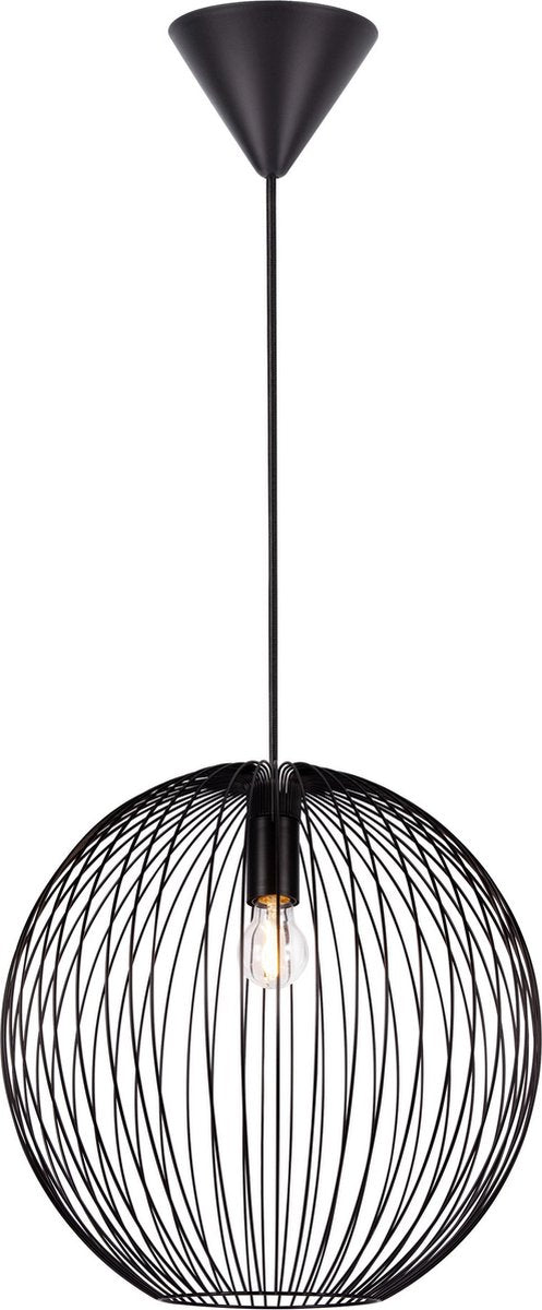 Nordlux beroni 35-suspension-e27-métal-noir