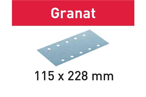 Papier de verre Festool 115x228 p60 gr 50 (u)