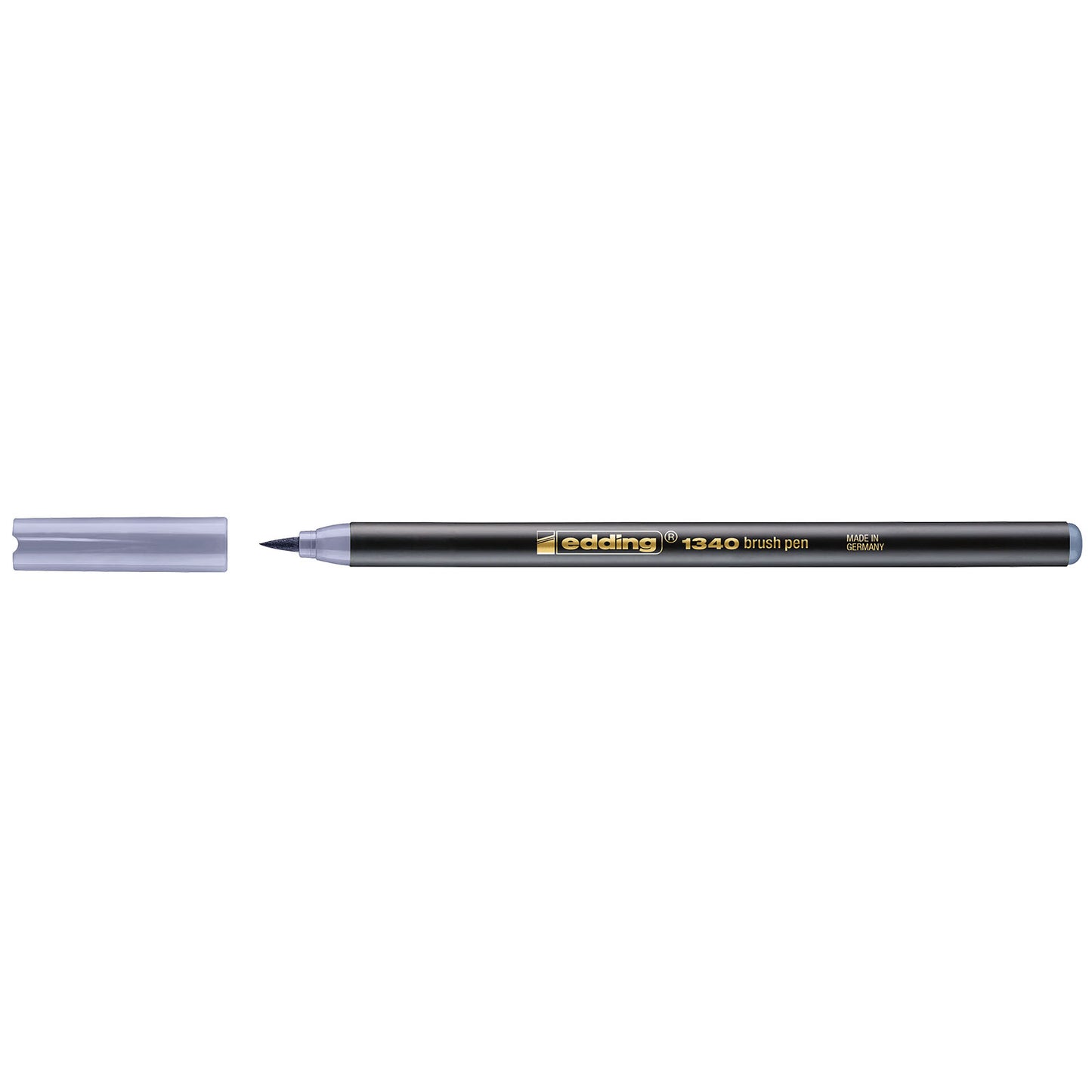Edding 1340 • stylo pinceau gris argenté