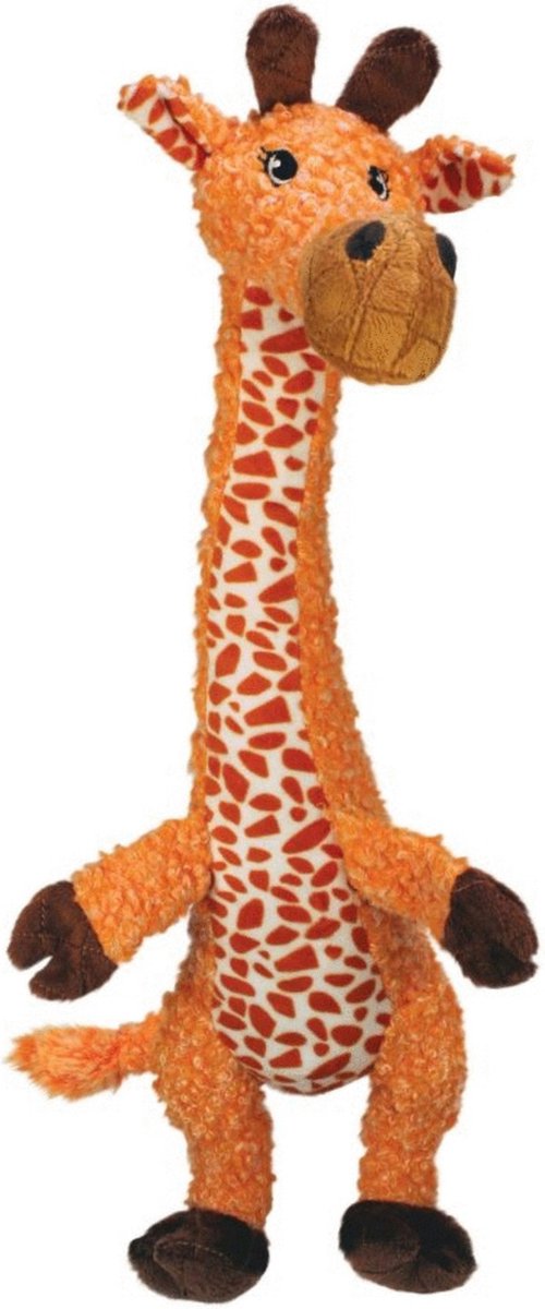 Kong shakers luvs girafe - jouet pour chien - orange grand