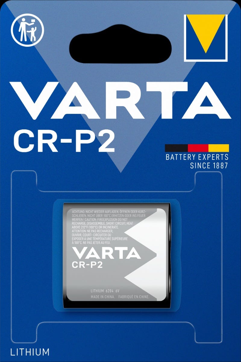 Varta Battery CR-P2 Shimano Auto D