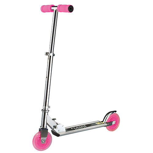 Nouveau scooter de base rose en aluminium