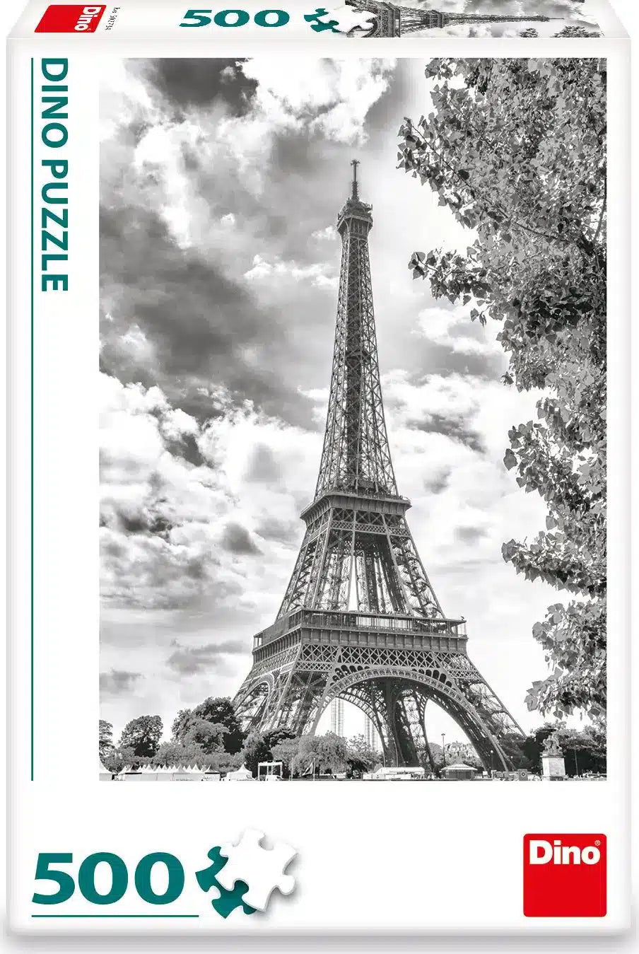 Dinotoys Dino Puzzle Black and White Eiffel Tower Paris - 500 pièces