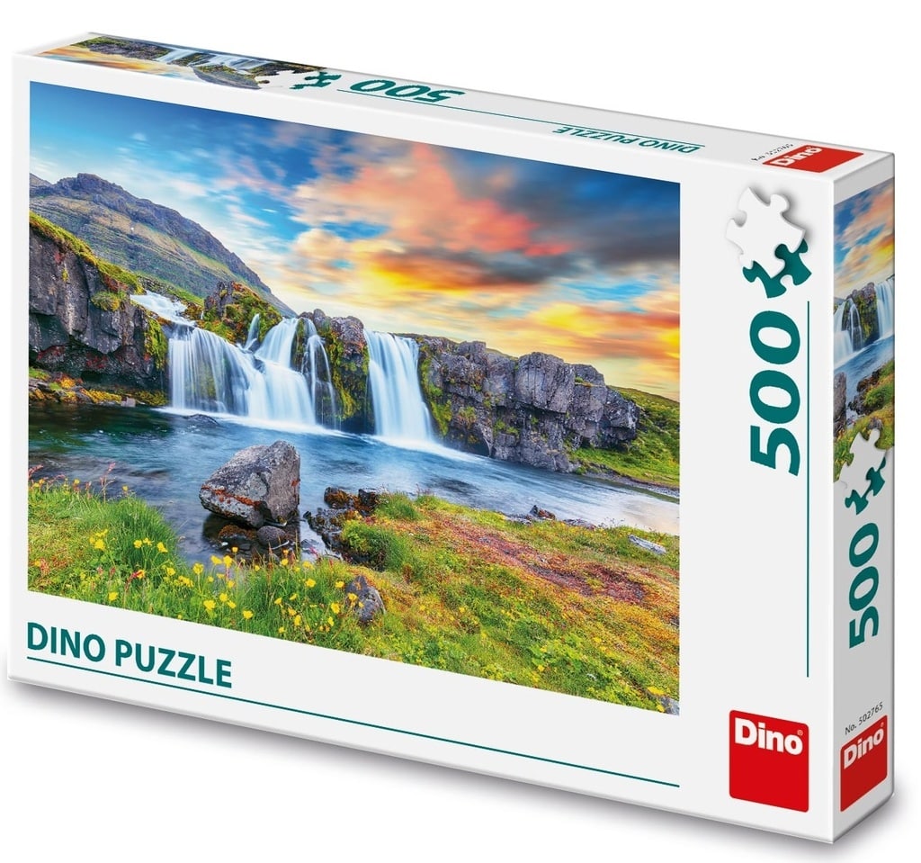 Puzzle des cascades islandaises 500 pièces