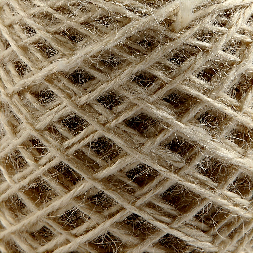 Creativ company chanvre naturel, épaisseur 1-2 mm, naturel, 150 m 1 rouleau