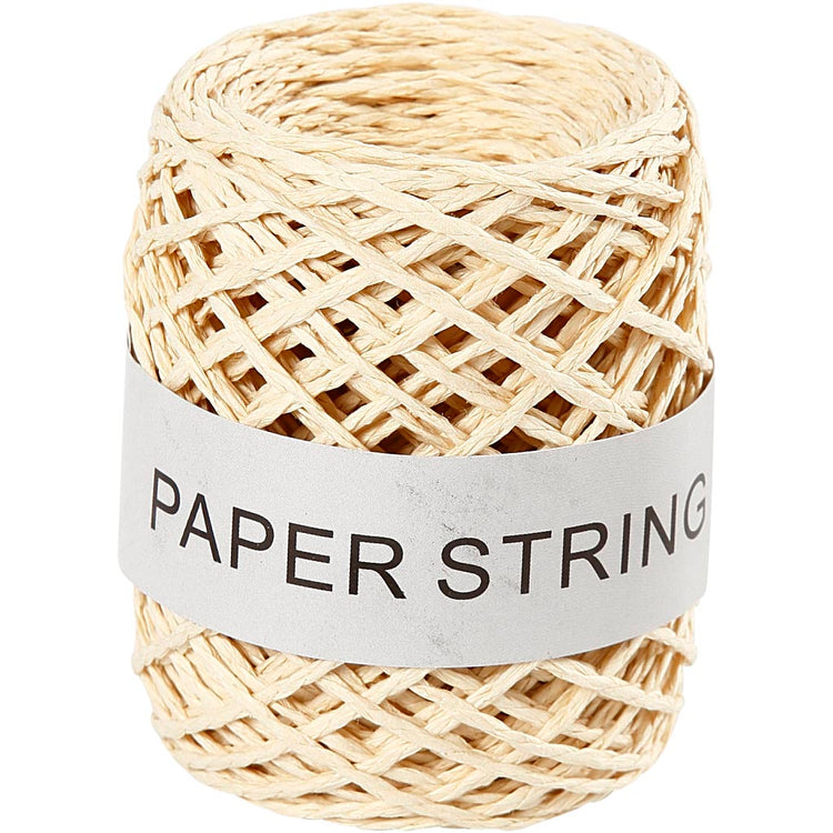 Cordon de papier Creativ company, épaisseur 1 mm, naturel, 50 m 1 rouleau