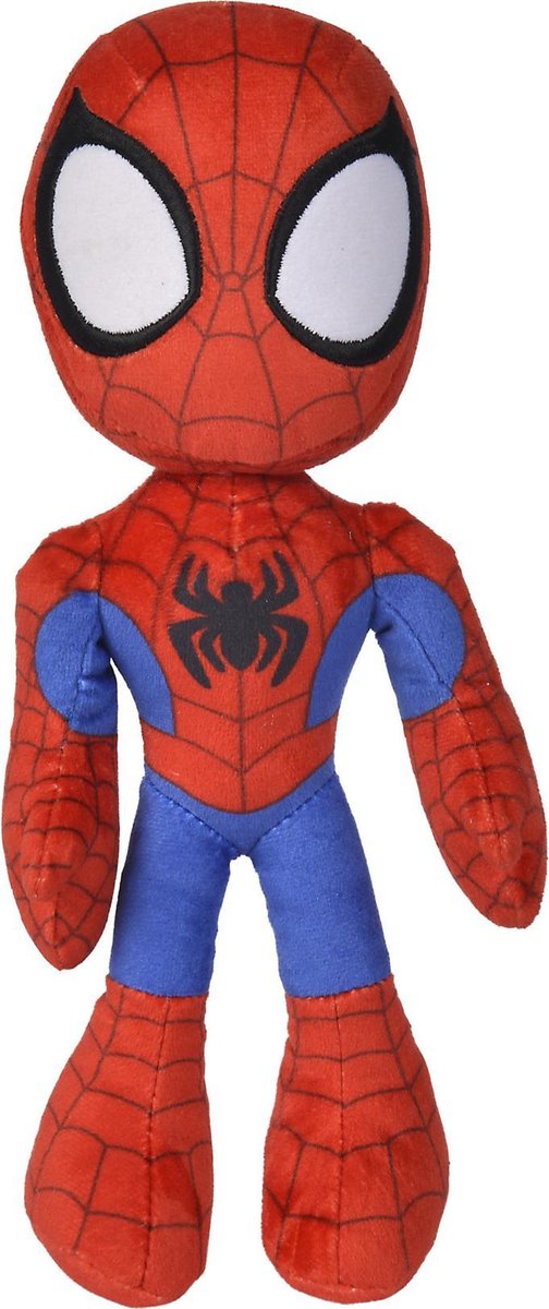 Peluche excitée avec des yeux brillants dans des 25 cm sombres