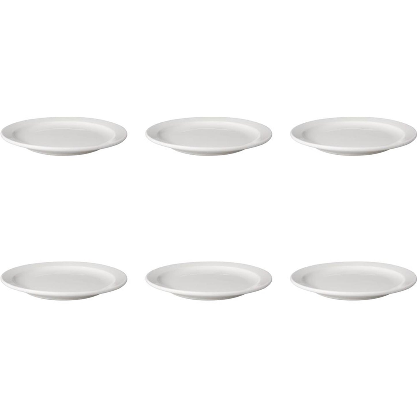 Mammoet budgetline assiette plate 21cm 6 pièces