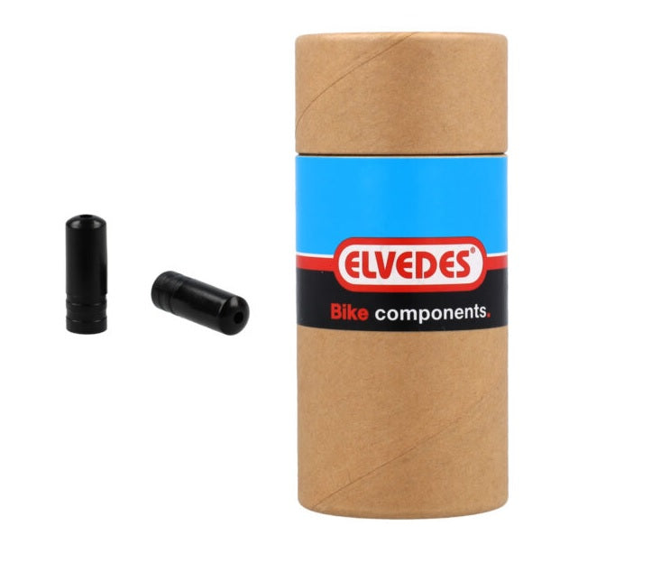 Capuchons de câble Elvedes ø5,0mm PVC - noir