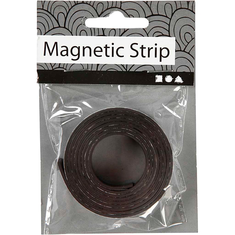 Bande magnétique Creativ company, l: 12,5 mm, épaisseur 1,5 mm, 1 m 1 boîte