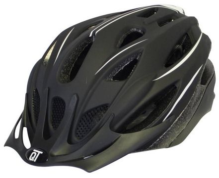 Casque de vélo Fuse unisexe noir mat blanc taille M
