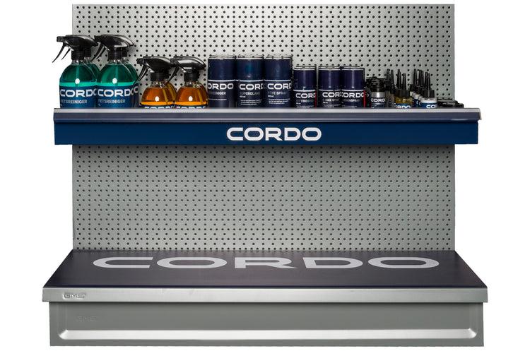 Etagère porteuse Cordo promo tego et slatwall pour produits d'entretien