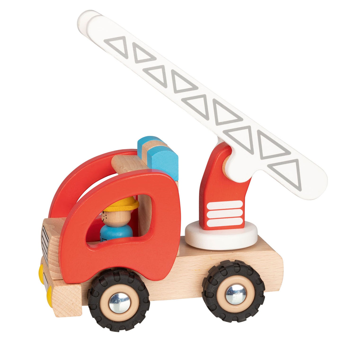 Voiture d'échelle des pompiers en bois de Goki