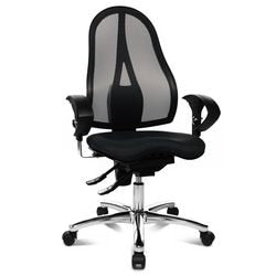 Chaise de bureau pivotante topstat sitness 15 noir