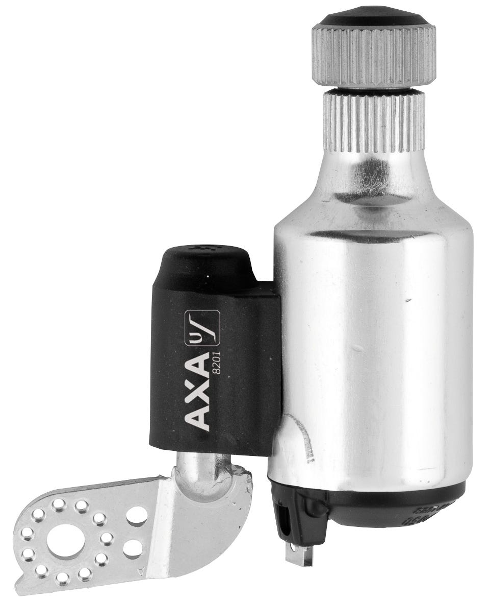 Axa cordo dynamo 8201 roue de roulement en acier gauche argent noir