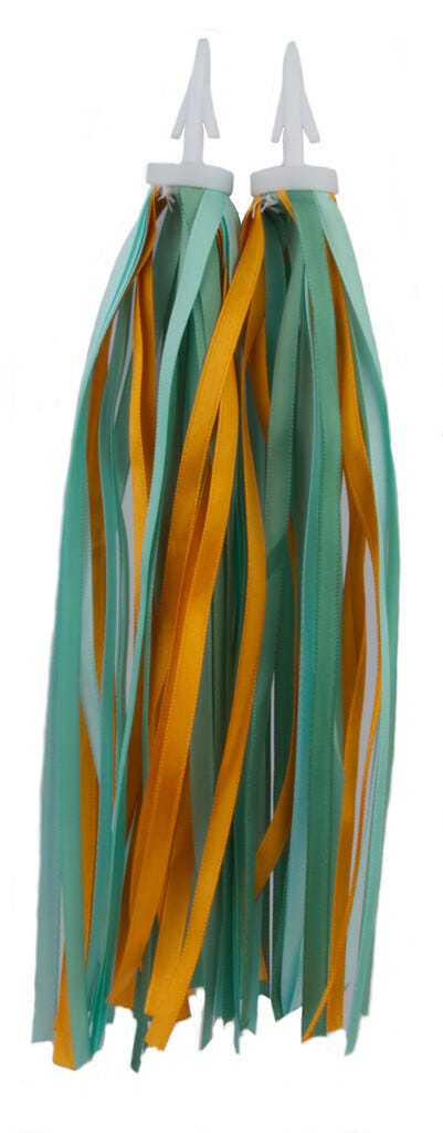 Cordo poignée streamers streamer 3 vert orange