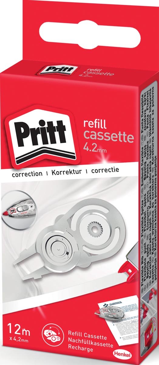 Recharge de ruban correcteur Pritt flexible 4,2 mm x 12 m | 10 pièces