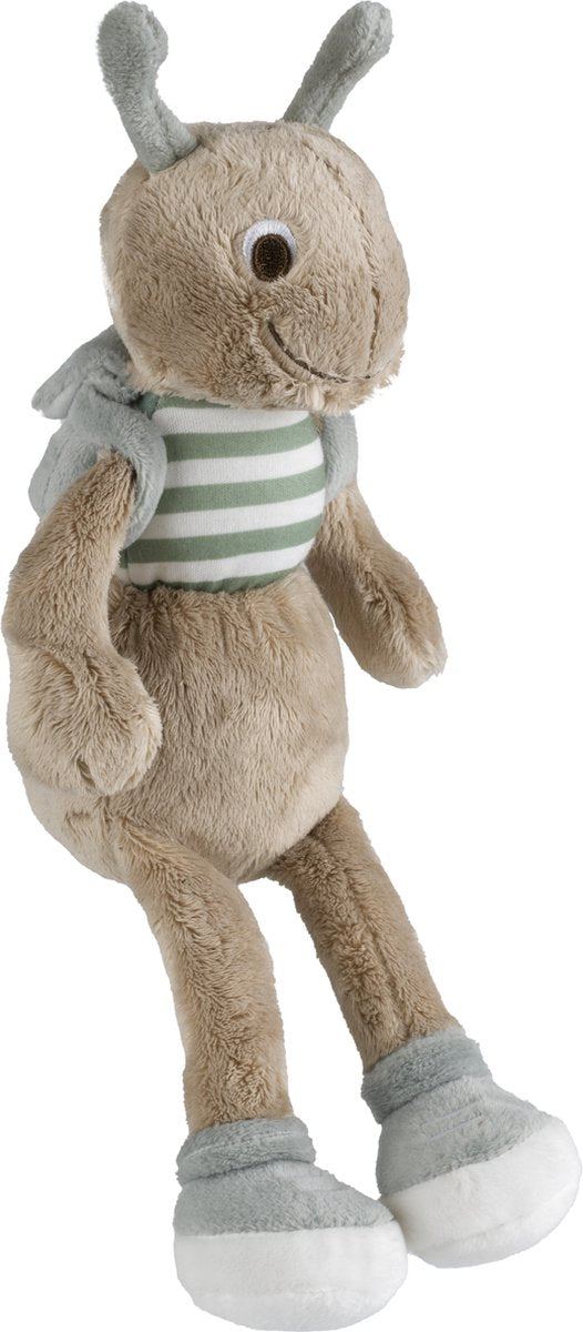 Happy horse fourmi aron peluche 28cm - marron vert - peluche bébé