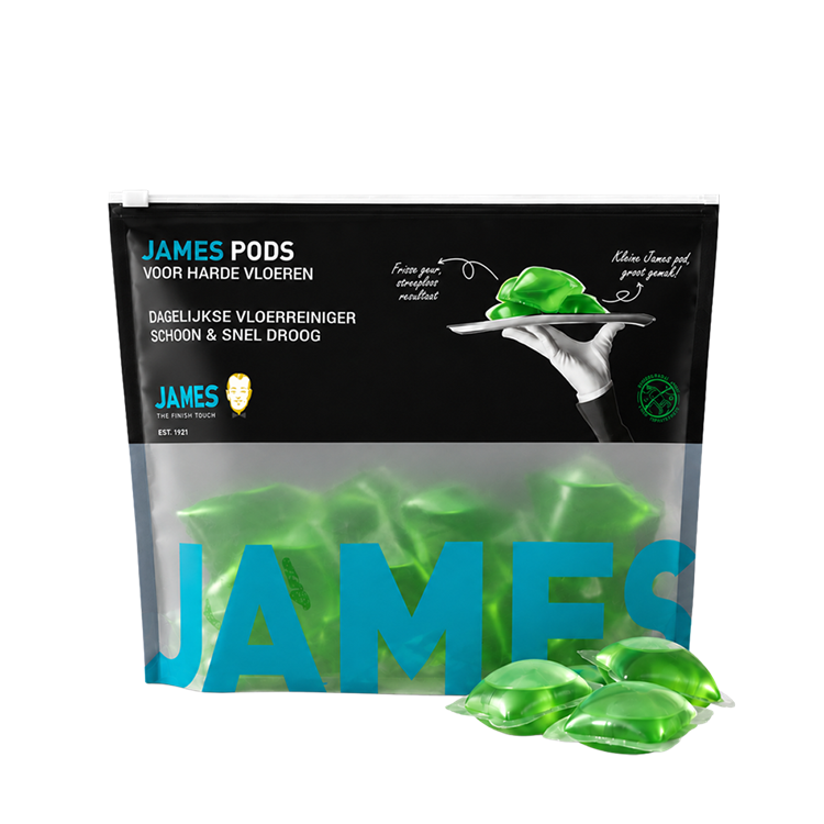 James 1079378 - nettoyant pour sols - dosettes propres à séchage rapide | 5 pièces