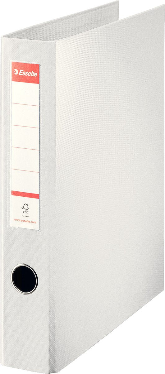 Esselte Viviva classeur à anneaux standard a4 - 4 anneaux d-mech 40 mm - largeur de dos de 62 mm - blanc