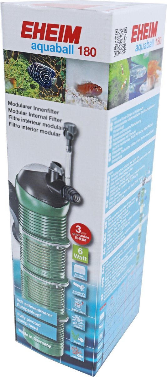 Aquaball filtre interne Eheim - 180l