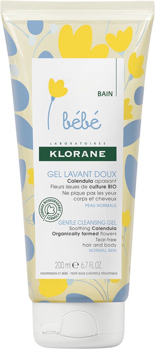 Klorane - gel nettoyant doux bébé-jemný mycí gel pro déti od narození
