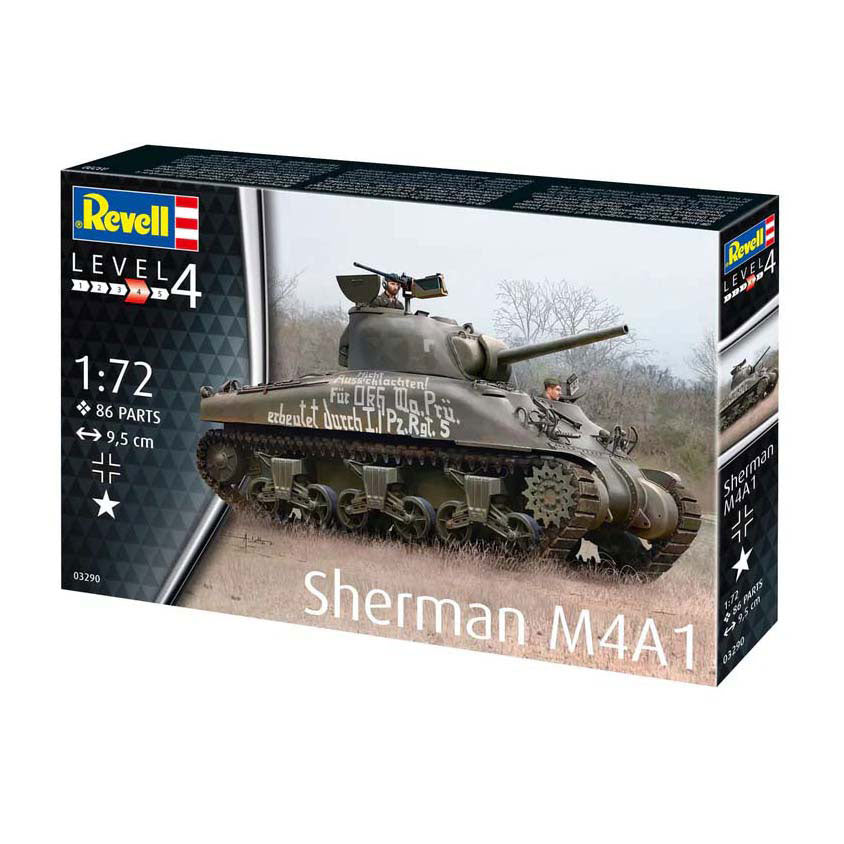 Maquette Revell - Sherman M4A1 1:72 - 86 pcs.