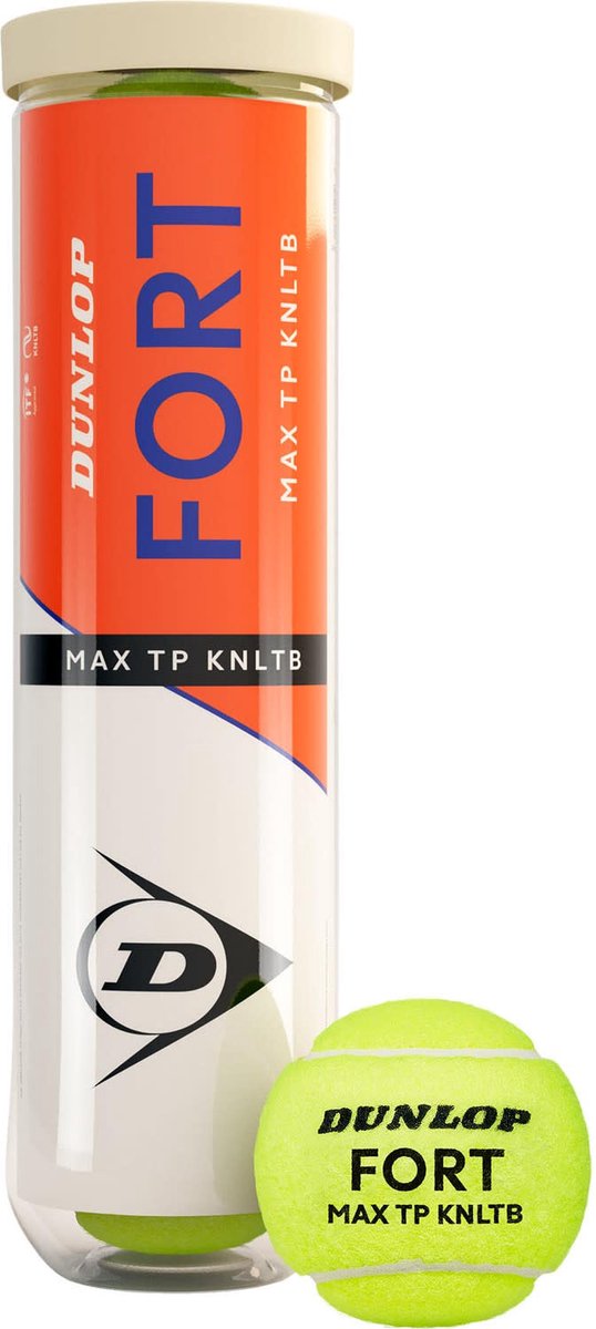 Dunlop fort max tp knltb - jaune - 4 pièces