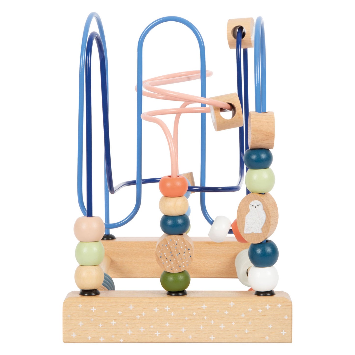 Motation en bois de petit pied spirale arctique