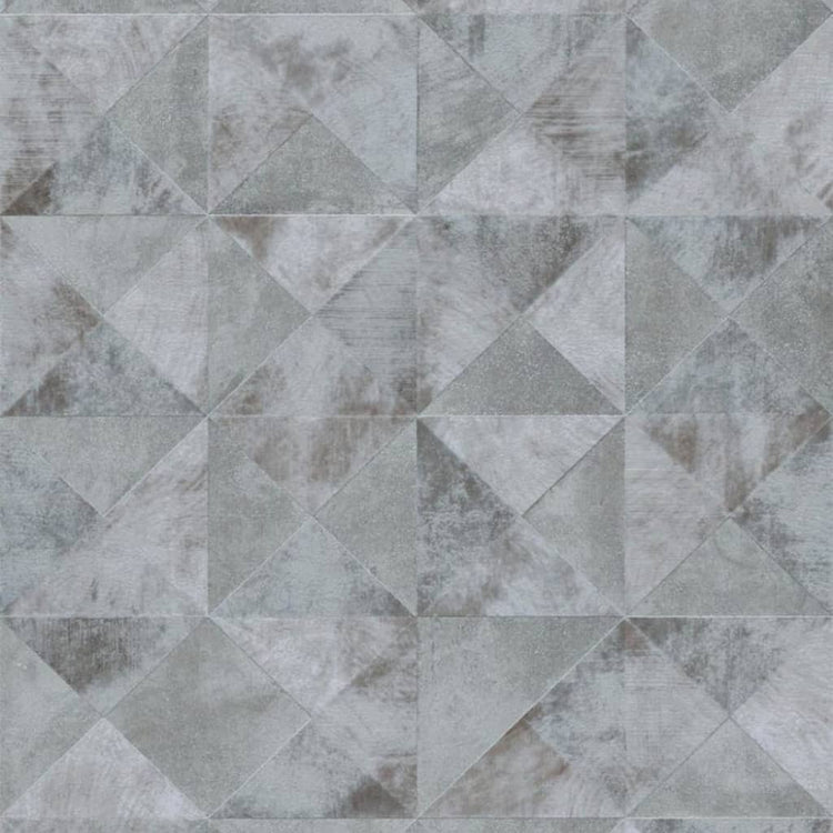 Mur North Notorwand Fond d'écran Topchic Graphic Shapes Faceet Metallic Grey