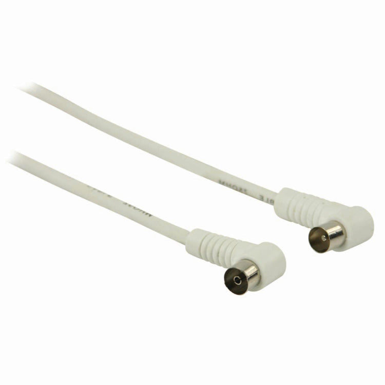 NEDIS CSGP40100WT30 CABLE COAX 90 DB IEC (COAX) Haaks mâles IEC (COAX) Usure féminine 3,0 m blanc