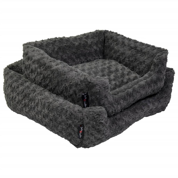 Jack and Vanilla Jack and Vanilla Pet Bank Softy XS 50x43x17 cm Rosette Gray