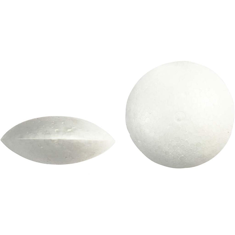 Creativ company OVNIS, d 7,5 cm, épaisseur 31 mm, blanc, 100 pièces 1 boîte