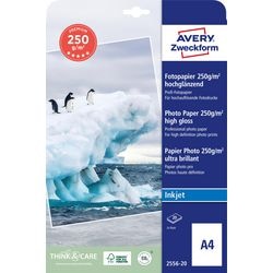 Papier photo Avery Zweckform blanc