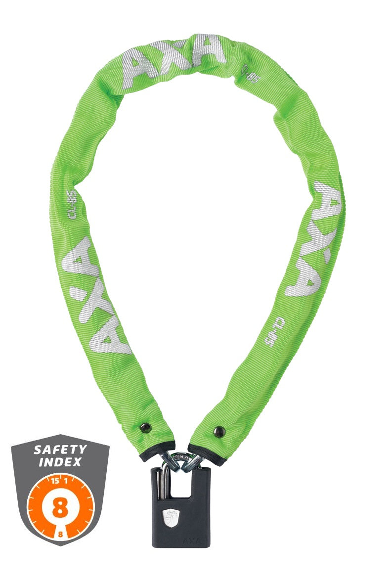 Chaîne de fermeture AXA Clinch 85Cm Vert