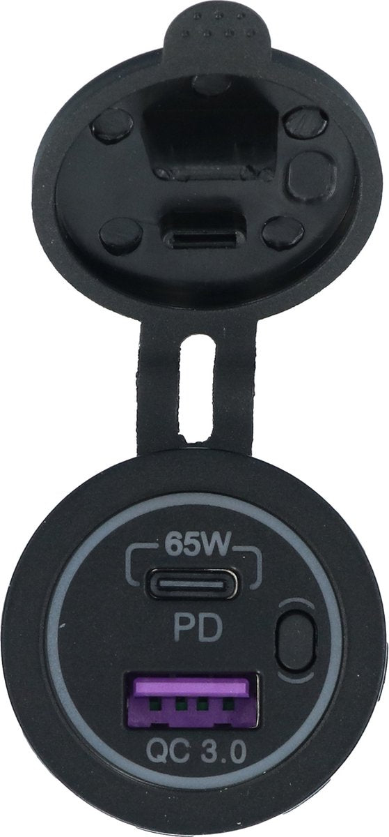 Connexion intégrée Carpoint USB USB-C 65W chargeur rapide