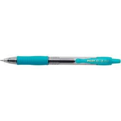 Stylo à bille Pilot G-2 en turquoise clip 0,4 mm