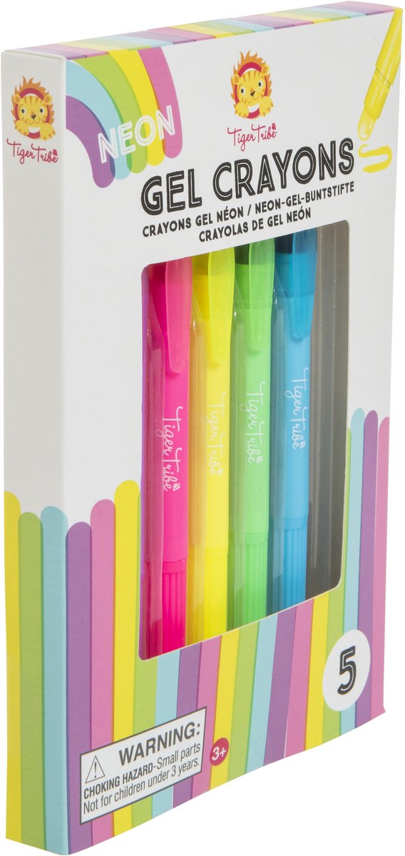 SELECTA NEON GEL CHALKS, 5e.
