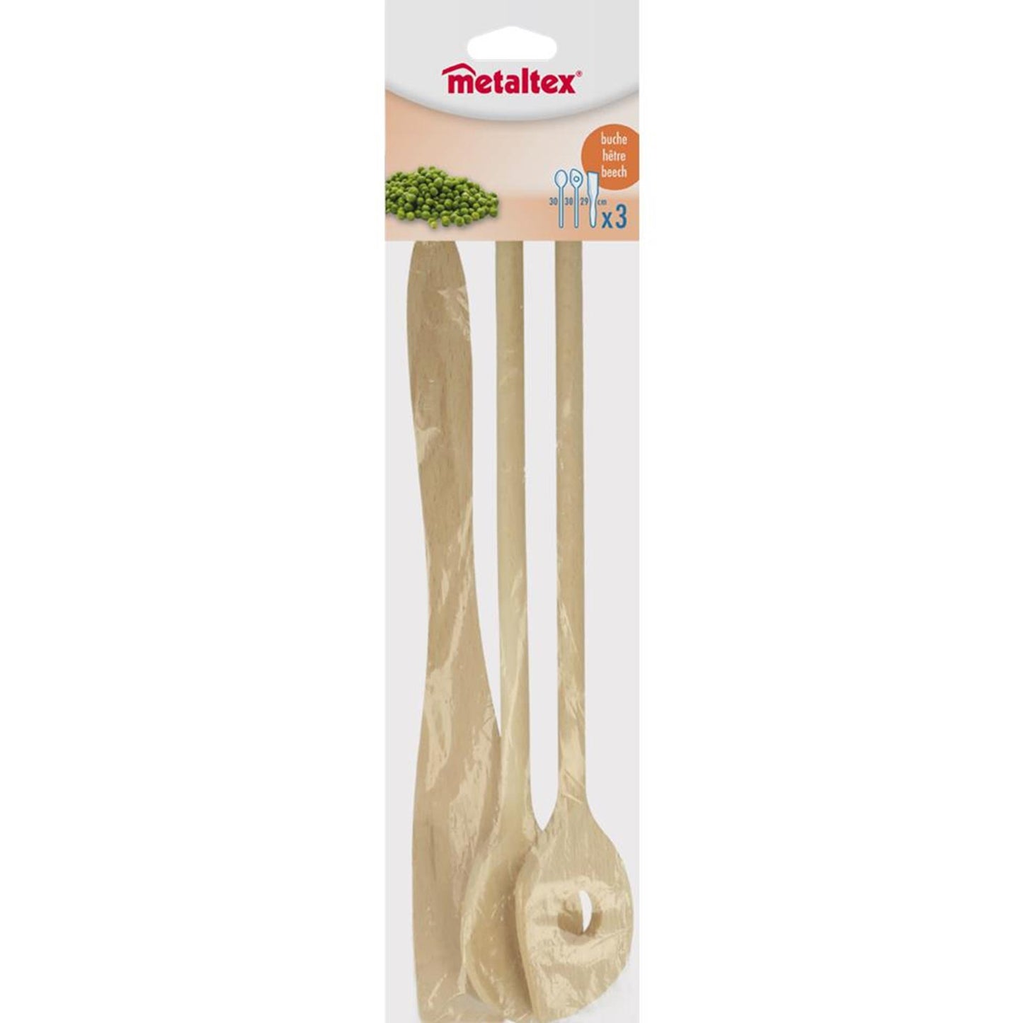 Metaltex spatule louche set 3 pièces 27cm
