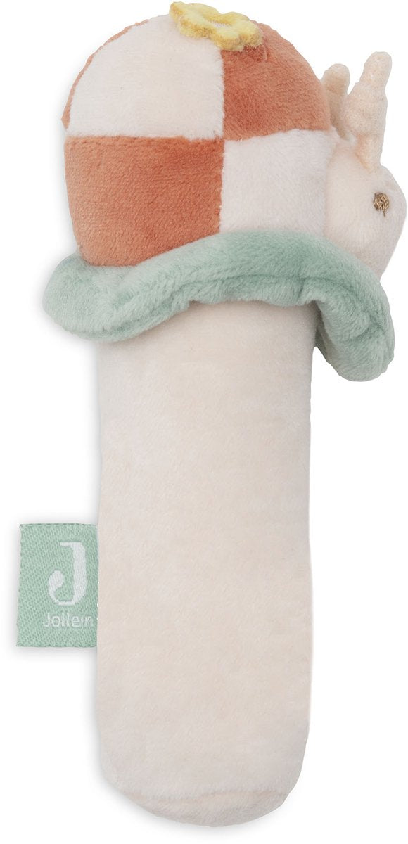 Jollein hochet jolie coccinelle pique-nique - jouet bébé - bouclé- tissu velours