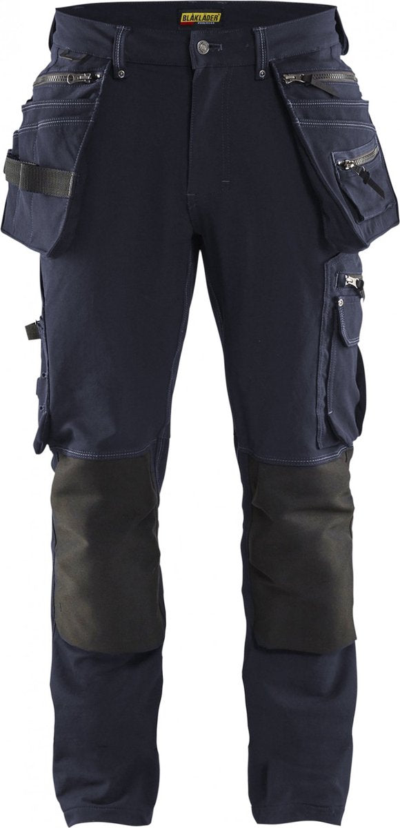 Blåkläder x1900 pantalon de travail 4-way stretch 1998 - bleu marine - taille 52 (l)