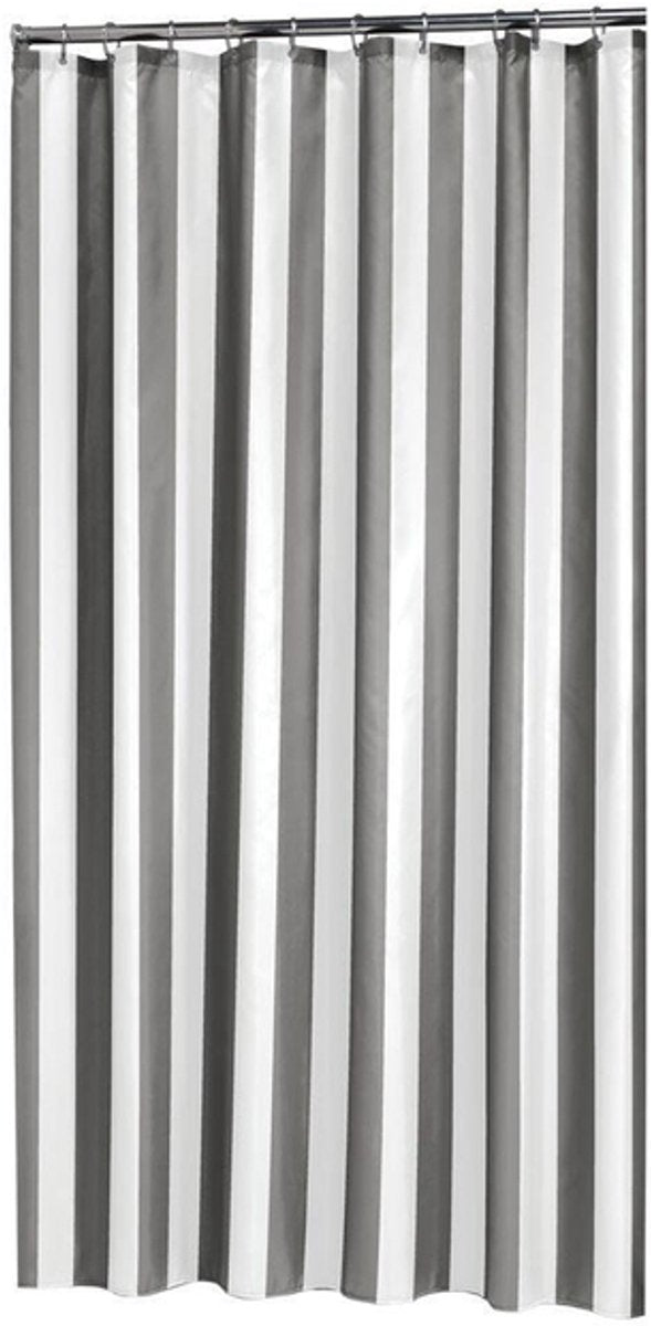 Rideau de douche sceaux en peau sceaux Linje 180 cm Gray 233011314