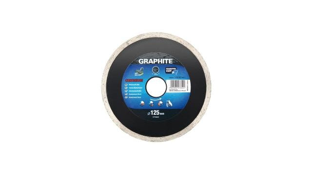 Graphite Graphite Diamond Disc 125x22x6.0x2.2 mm MPA continu EN13236