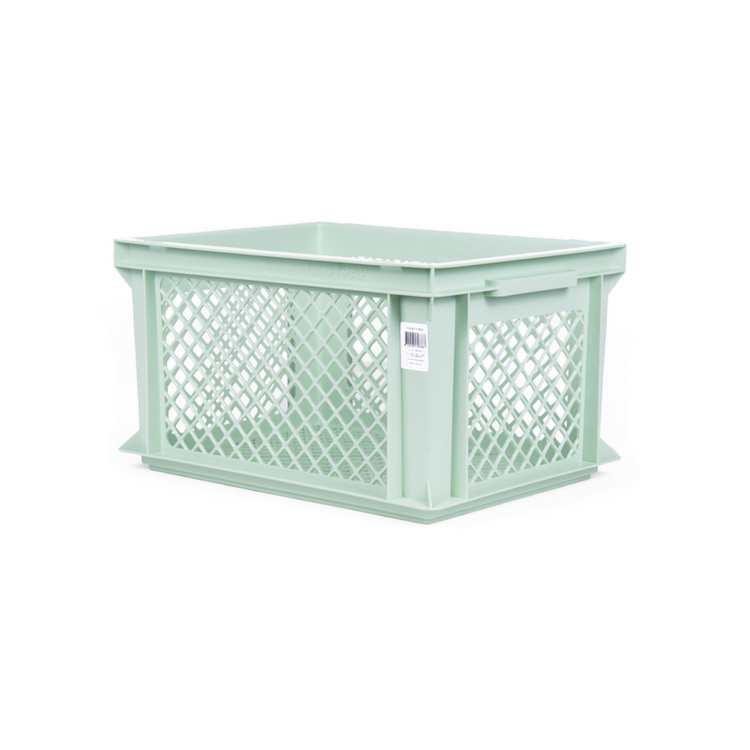 Caisse PVC vert menthe 26L 40x30x22cm