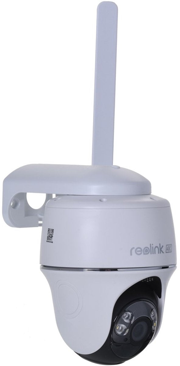 Caméra de sécurité extérieure Reolink 4K 4G-LTE sur batterie, avec carte microSD 32 Go, détection de personnes, véhicules, animaux, panoramique et inclinaison